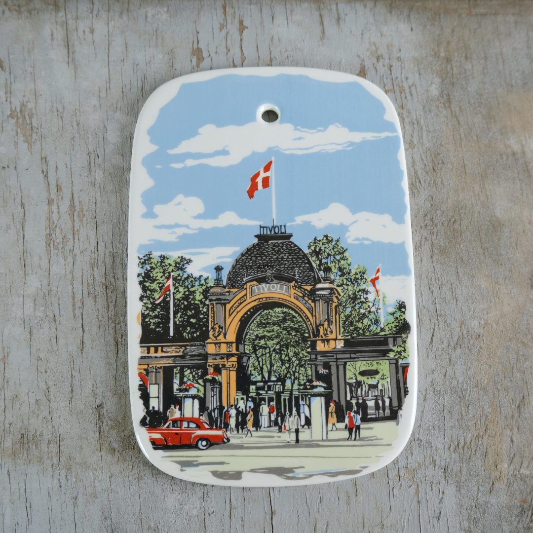 Figgjo Fajance platter i anledning af København 800 år, sæt af 6 stk.