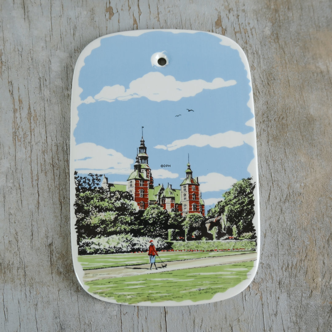 Figgjo Fajance platter i anledning af København 800 år, sæt af 6 stk.