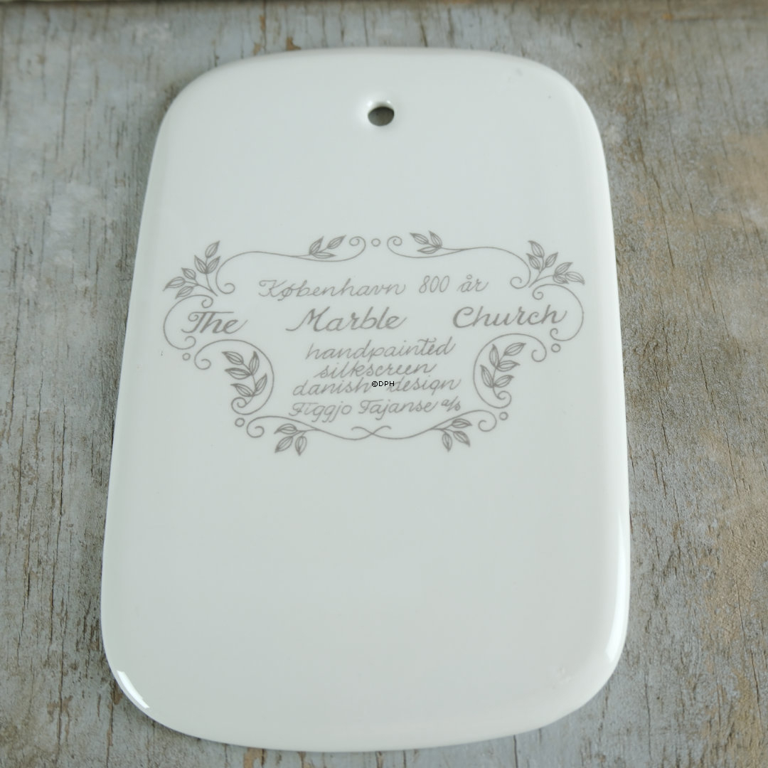 Figgjo Fajance platter i anledning af København 800 år, sæt af 6 stk.