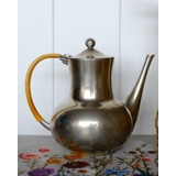 Kaffekande, flødekande og sukkerskål i hollandsk tin