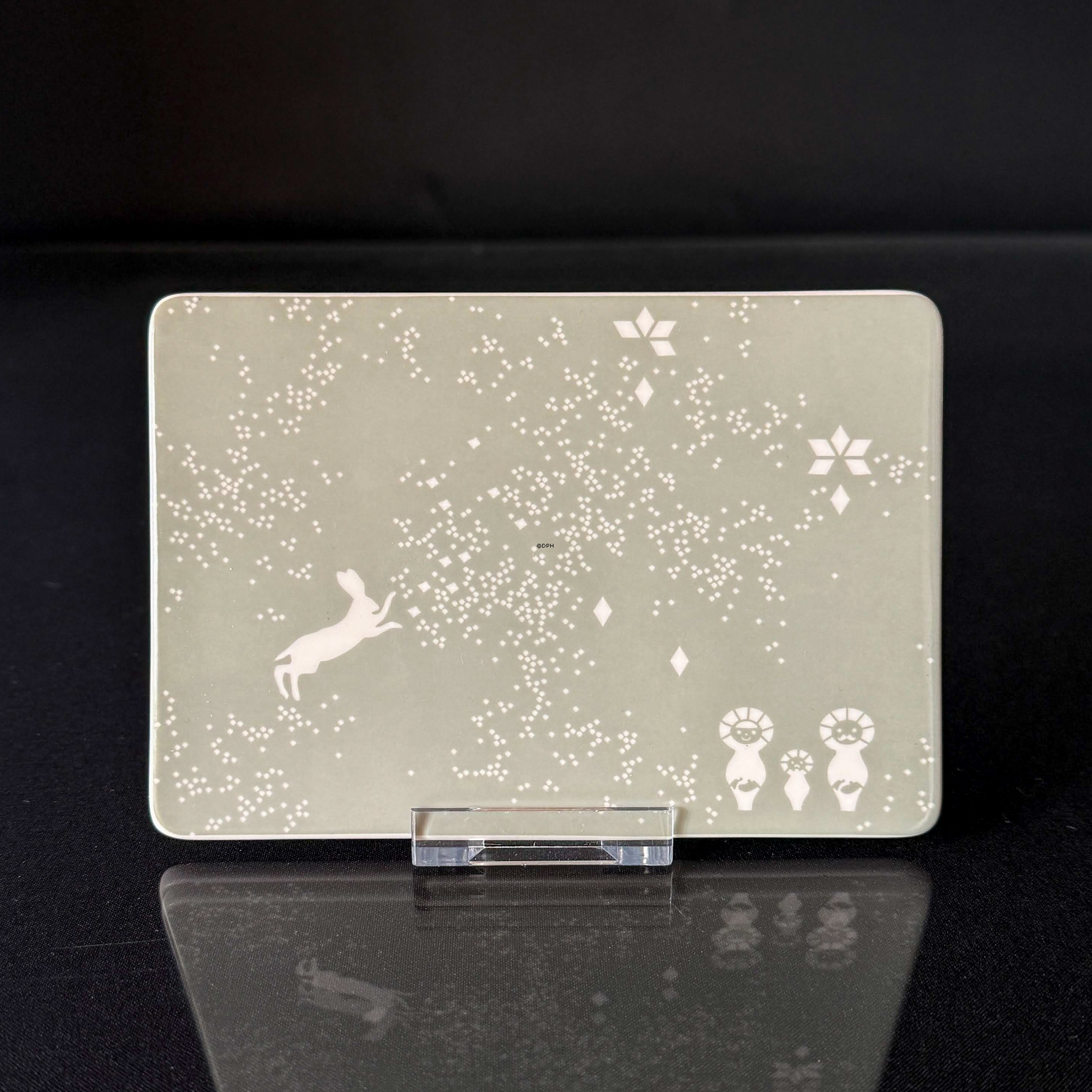 Georg Jensen kakkel med hare i serien December Tales