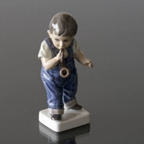 Boy with Pipe figurine Dahl Jensen No. 1027