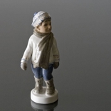 Winter "Boy with Scarf" Dahl Jensen Figurine No. 1064