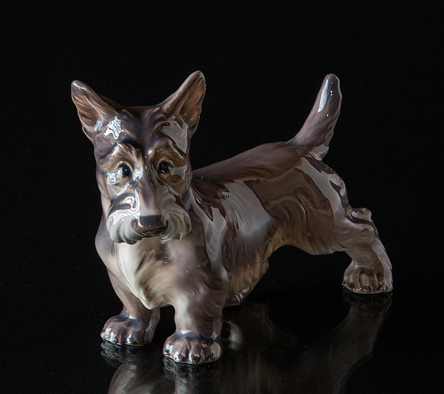 Dahl Jensen skotsk terrier, figur nr. 1066