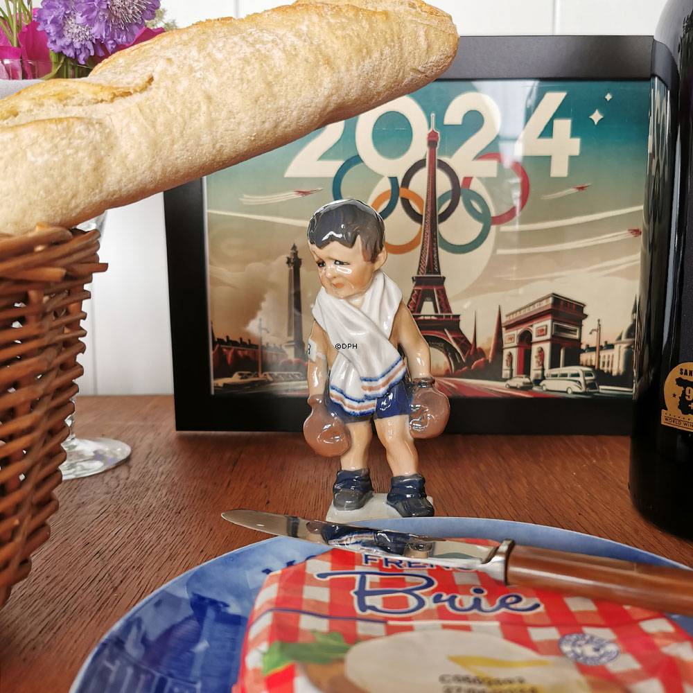 Bokser, Dreng med bokserhandsker Dahl Jensen nr. 1069