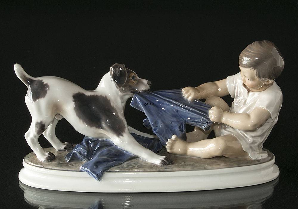 Dreng med hund Dahl Jensen