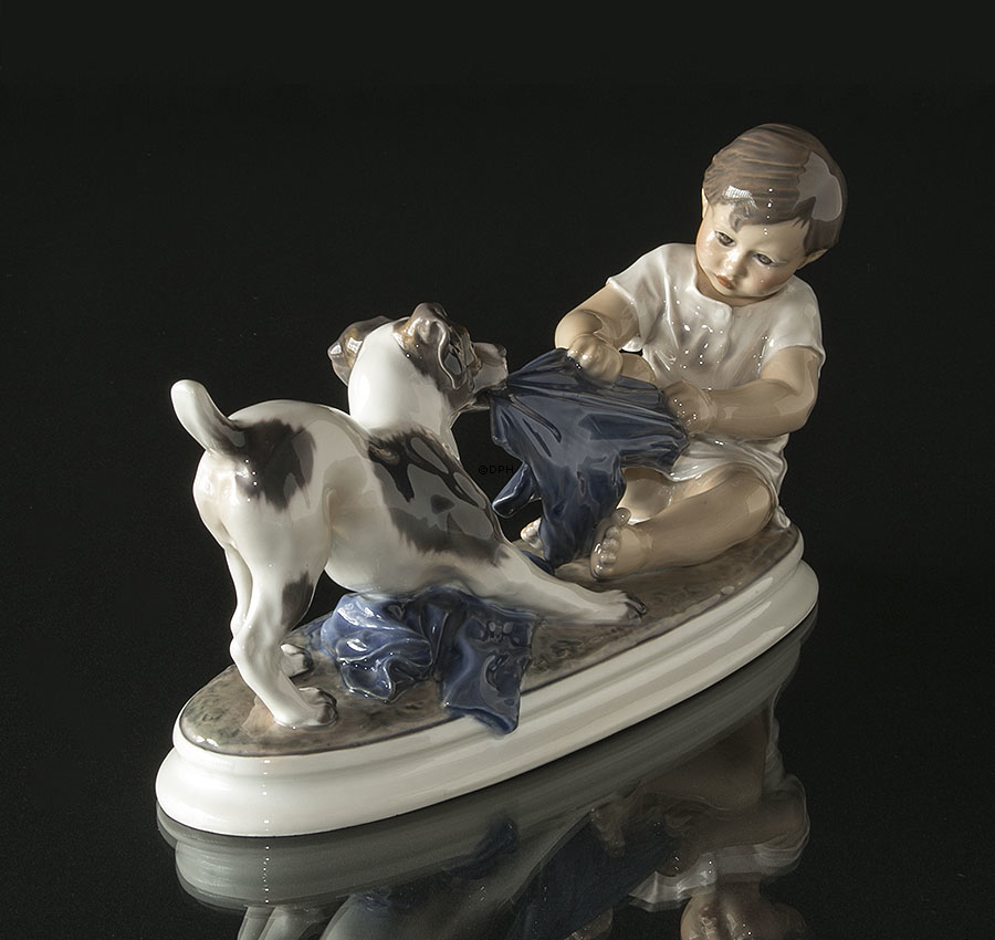 Dreng med hund Dahl Jensen