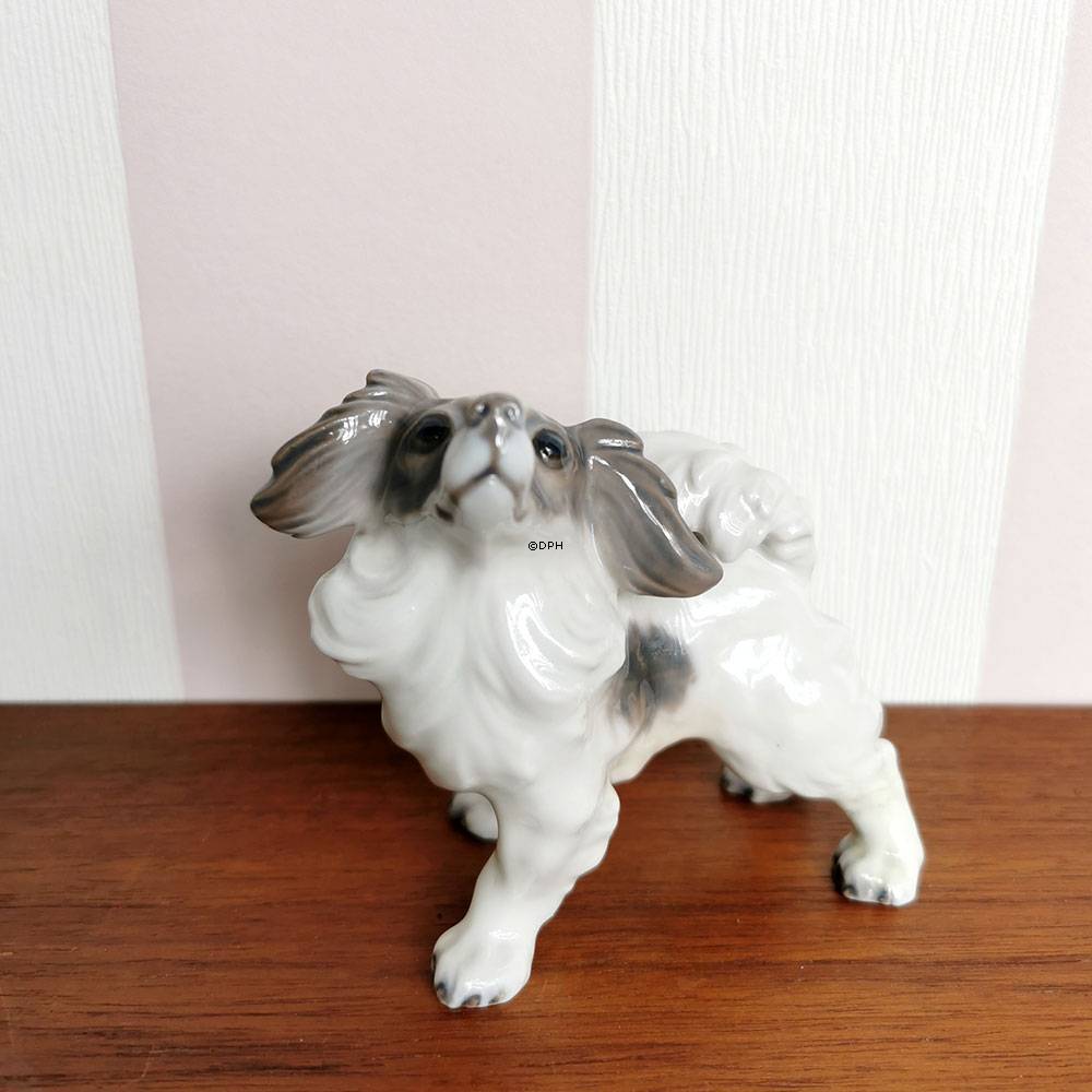 Dahl Jensen Hunde figur, Papillon nr. 1075