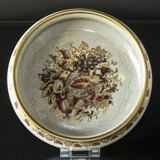 Dahl Jensen Dish  craquele, with fruit decoration 30 cm no. 109-162