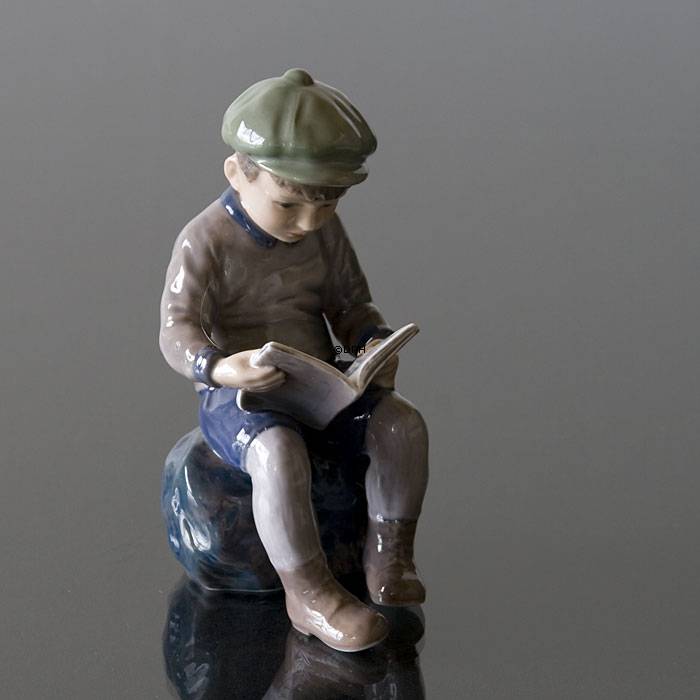 Læsende dreng Dahl Jensen