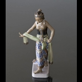Javanese woman dancing figurine Dahl Jensen No. 1114