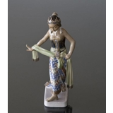 Javanese woman dancing figurine Dahl Jensen No. 1114