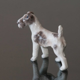 Dahl Jensen Hund Figur Rauharriger Foxterrier Nr. 1118