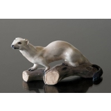 Ermine on log Dahl Jensen figurine No. 1121