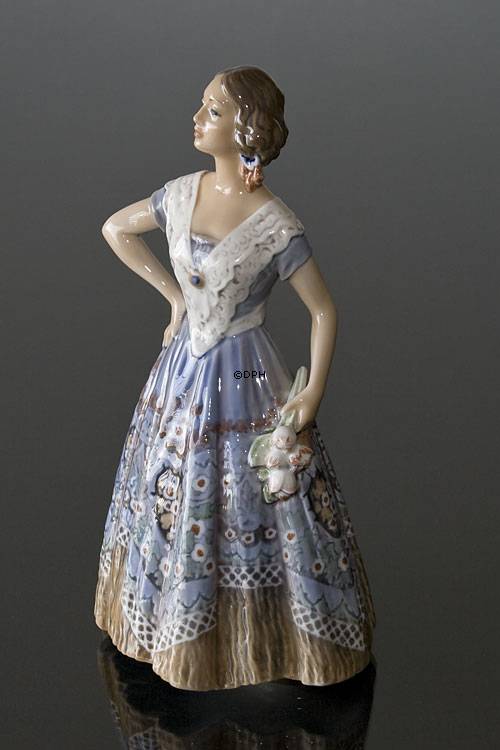 Spanierinde, Pige i kjole Dahl Jensen