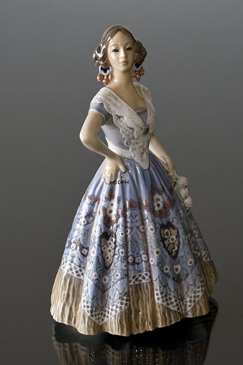 Spanierinde, Pige i kjole Dahl Jensen