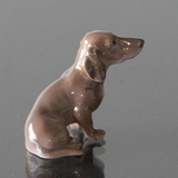 Hund, Grævlingehund, mignon Dahl Jensen Mini figur nr. 1131