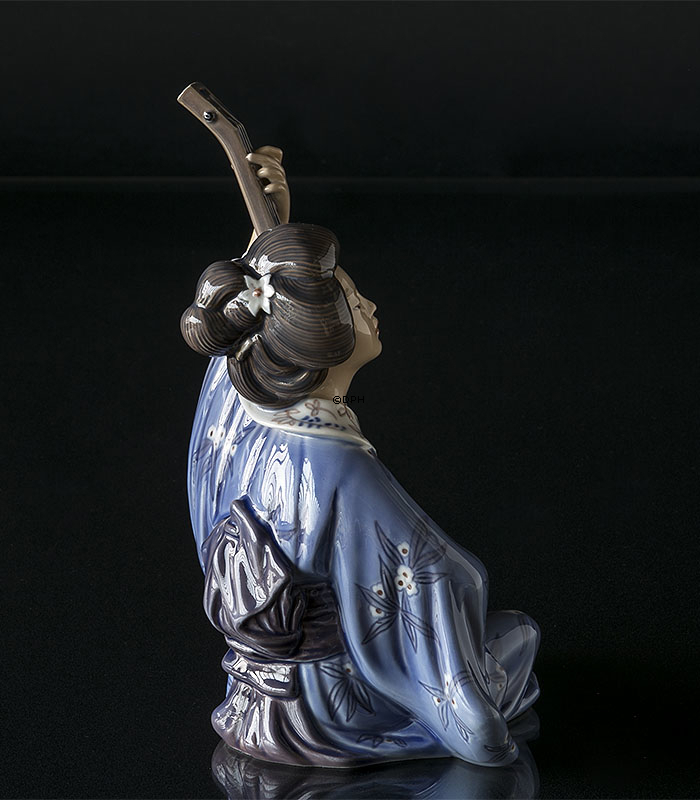 Japansk kvinde, Geisha, Dahl Jensen figur nr. 1155