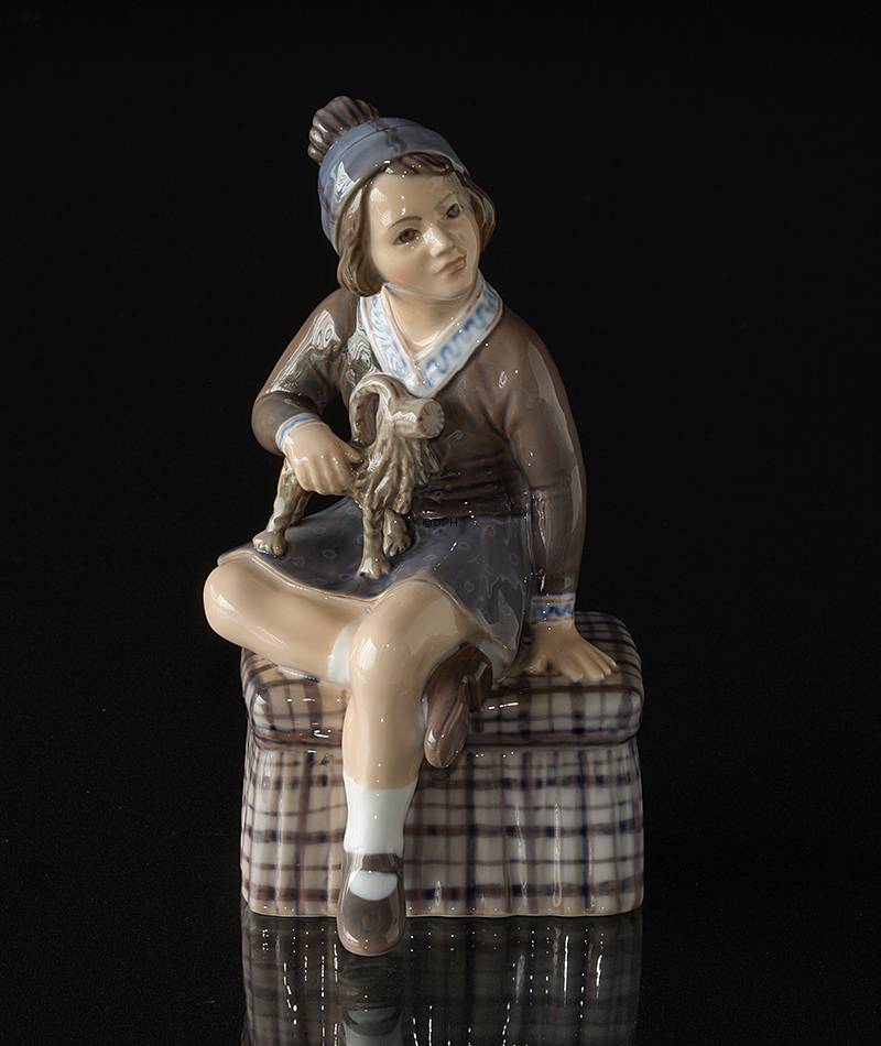 Pige med julebuk, Dahl Jensen figur