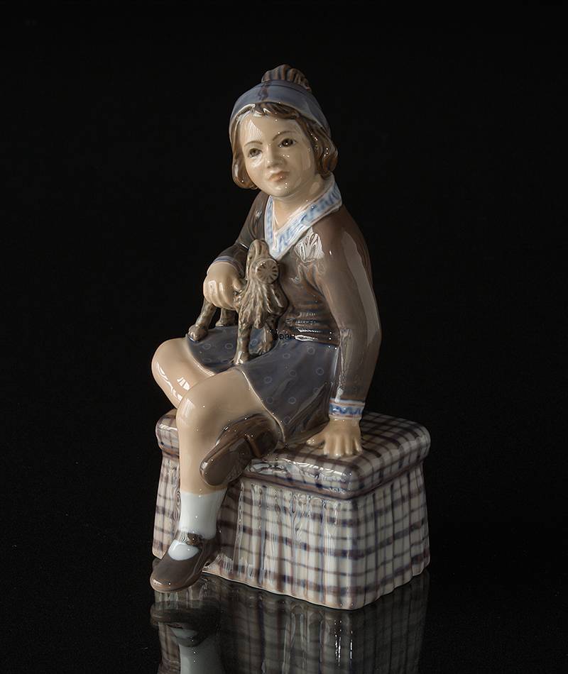 Pige med julebuk, Dahl Jensen figur