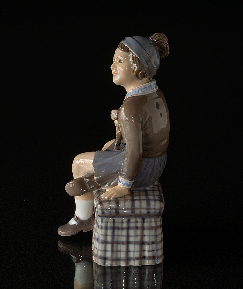 Pige med julebuk, Dahl Jensen figur