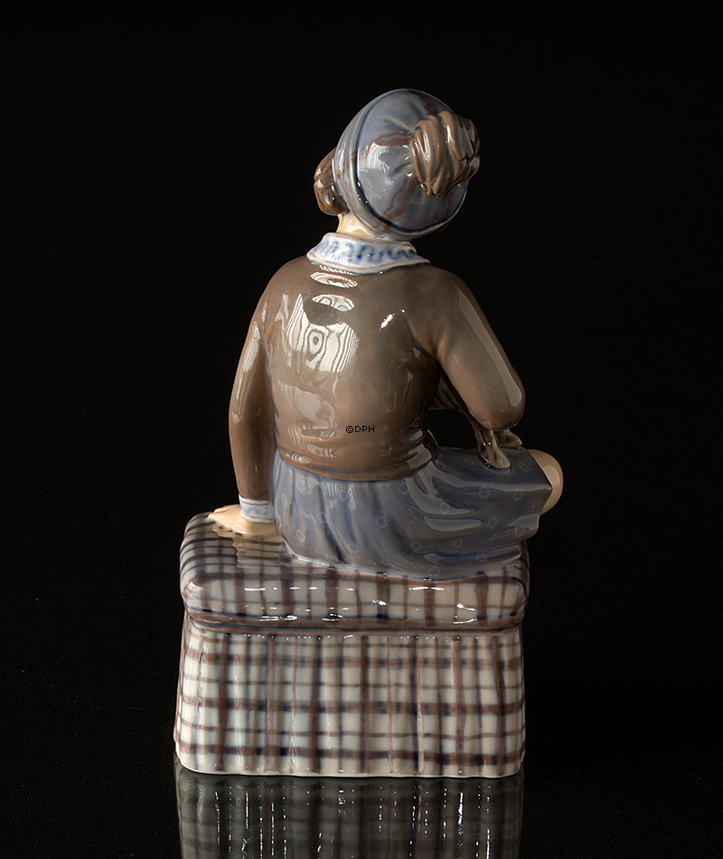 Pige med julebuk, Dahl Jensen figur