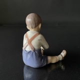 Boy with bricks figurine Dahl Jensen