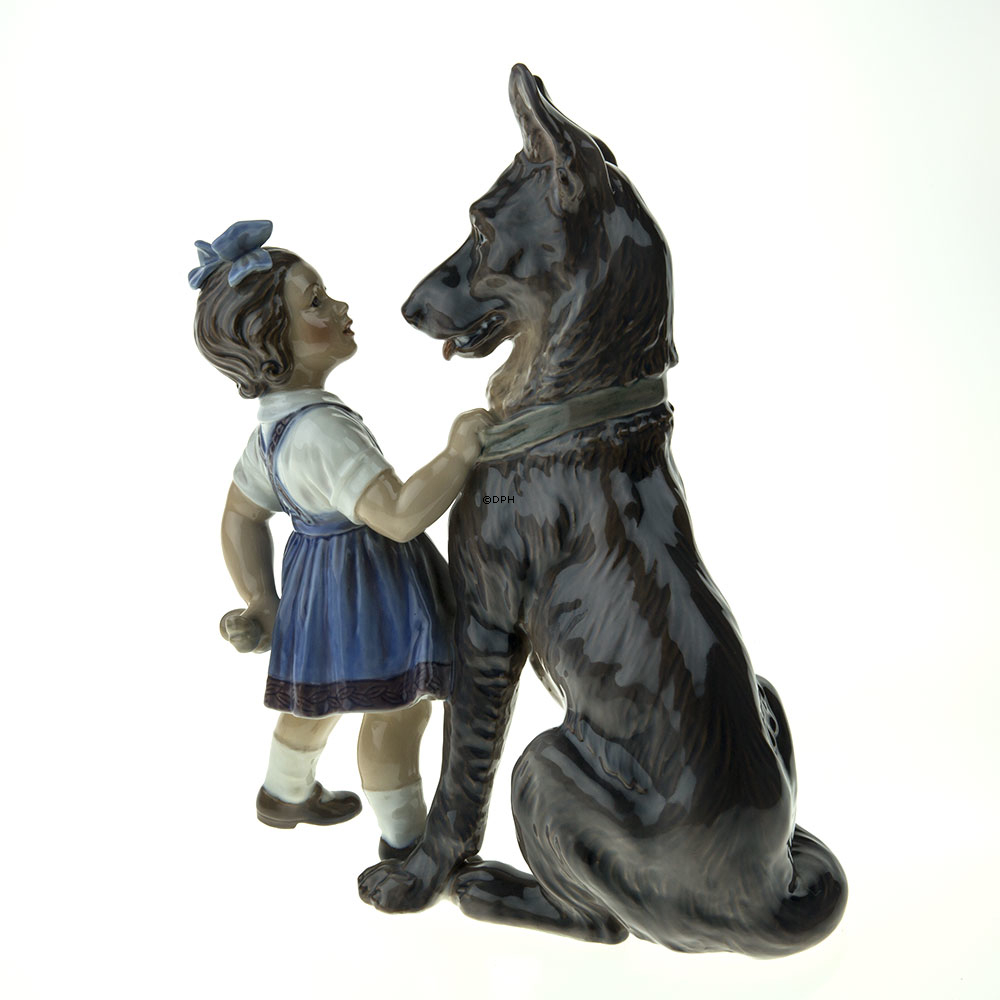 Pige med hund, Dahl Jensen figur
