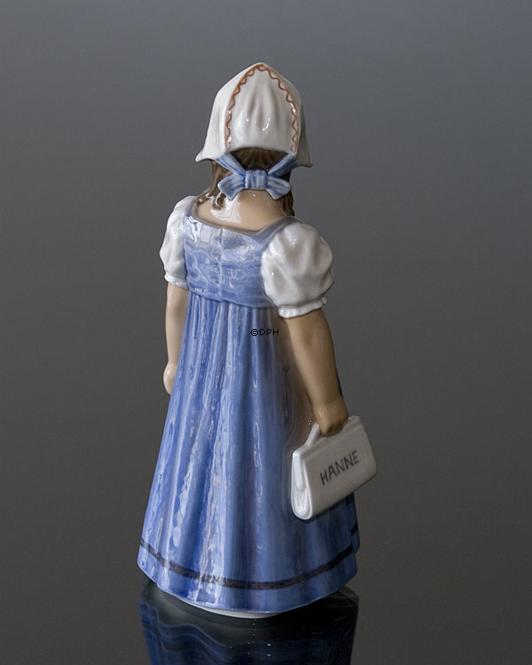 Pige Hanne med blå Kjole
