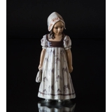 Girl Hanne with Dress, Dahl Jensen Figurine