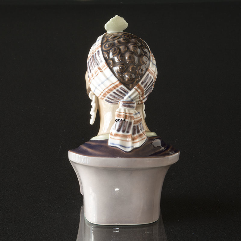 Dahl Jensen figur indisk mandebuste nr. 1229