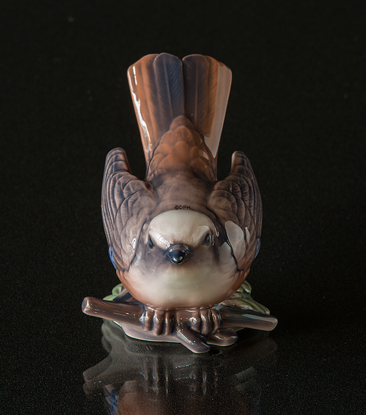 Rødstjert - Dahl Jensenl fugle figur nr. 1242.