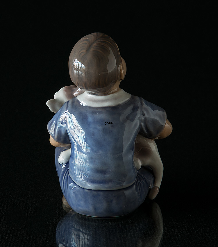 Dreng med kat, Dahl Jensen figur nr. 1291