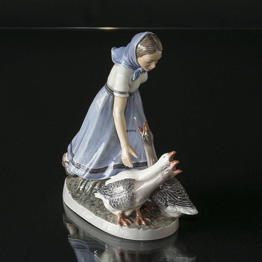 Pige med gæs, Dahl Jensen figur nr. 1296