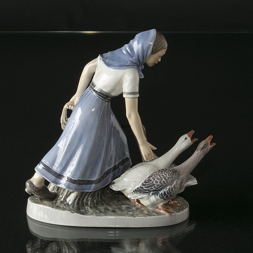 Pige med gæs, Dahl Jensen figur nr. 1296