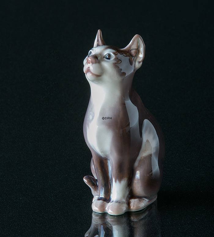 Kattefigur, siddende Dahl Jensen