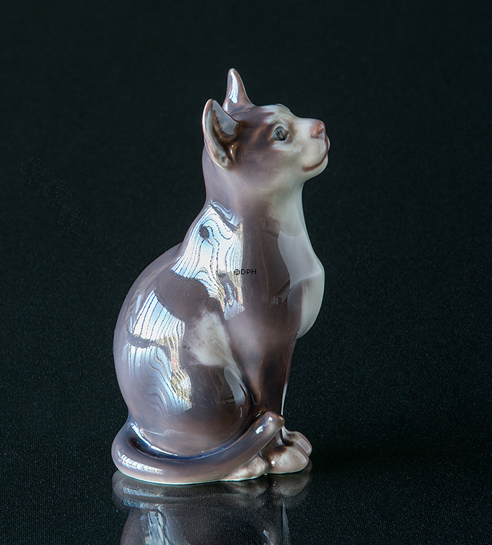Kattefigur, siddende Dahl Jensen