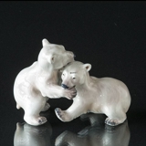 Polar Bears playing figurine Dahl Jensen Figurine No. 1339