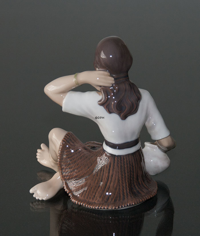 Egtved pigen, Siddende Pige figur, Dahl Jensen