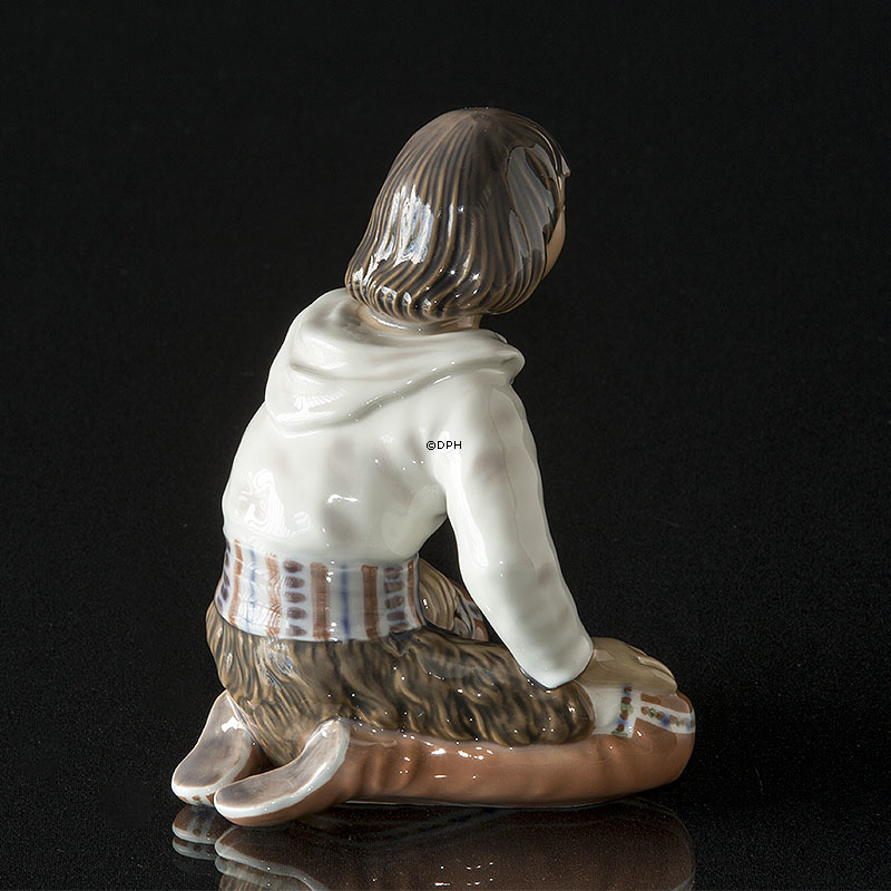 Innuit Grøndlandsk dreng Dahl Jensen nr. 1358