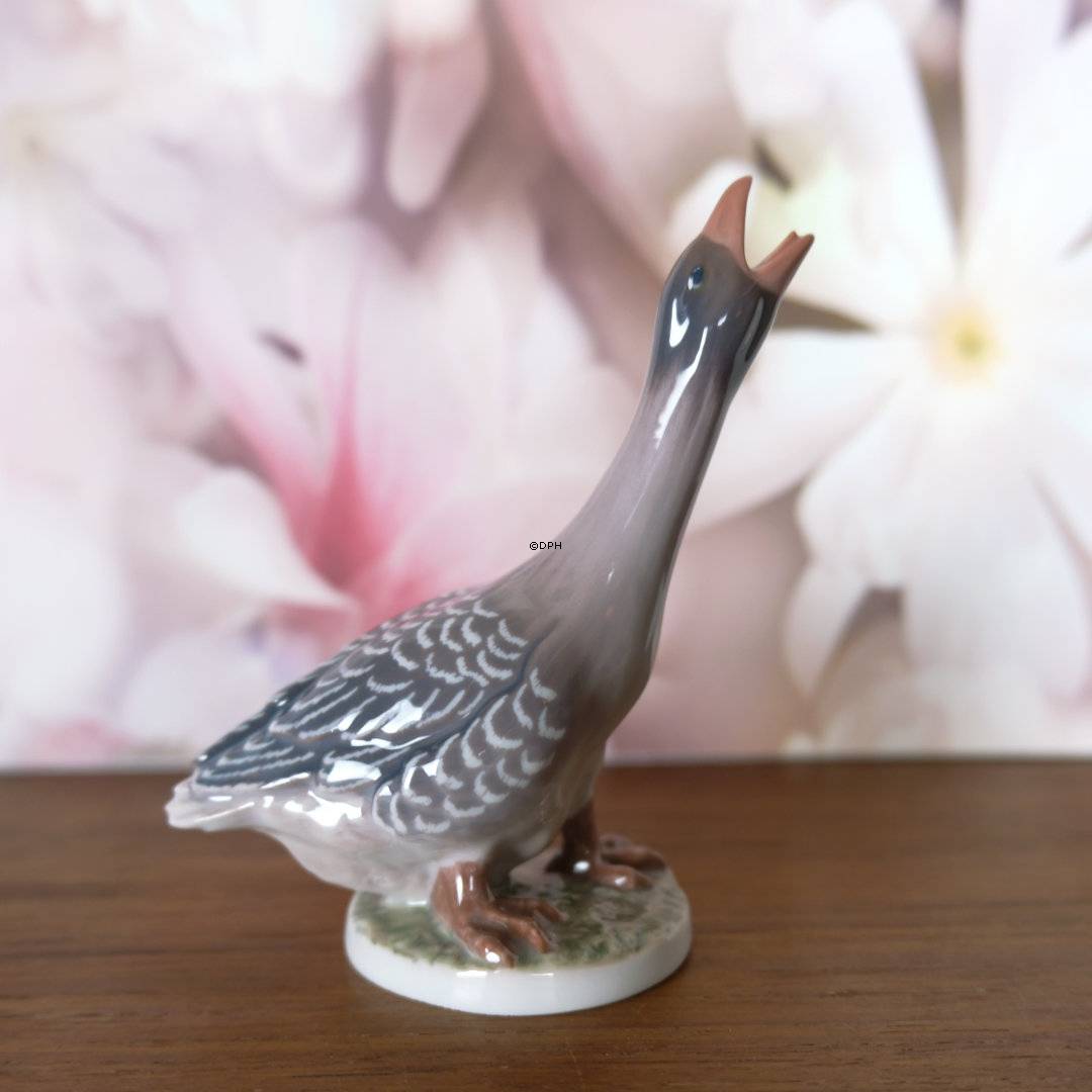 Dahl Jensen figur, gås, strækker hals, nr. 1364