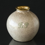 Dahl Jensen Vase med hus 14 cm nr. 435