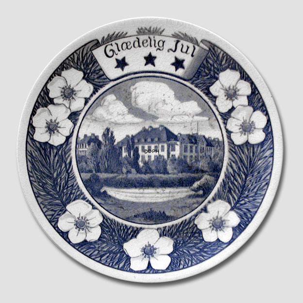 Glædelig Jul platte - Aluminia