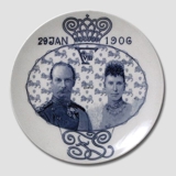 Gedenkteller, Frederik VIII und Königin Louise 1906, Furnivals