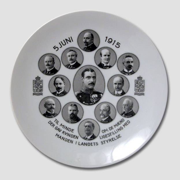 Mindeplatte, Kvindernes Stemmeret 1915