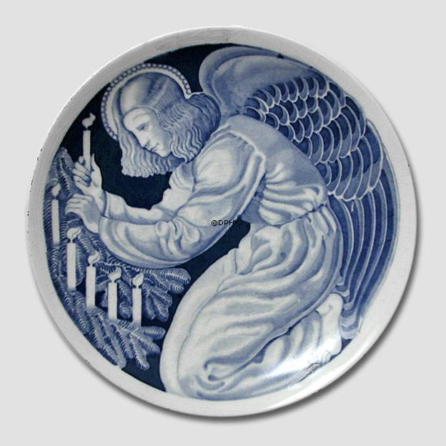 1908 Platte med Engle ved Juletræ designet af Kaare Klint, Heilmann