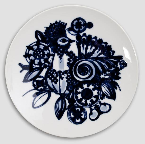 Wiinblad platte med fugl