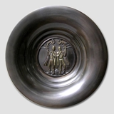 Brass plate with "The Lure Player"