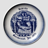 1970 Christmas plate from Bornholm, Soholm