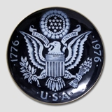 U.S.A. Bicentenary plate, Grande Copenhagen